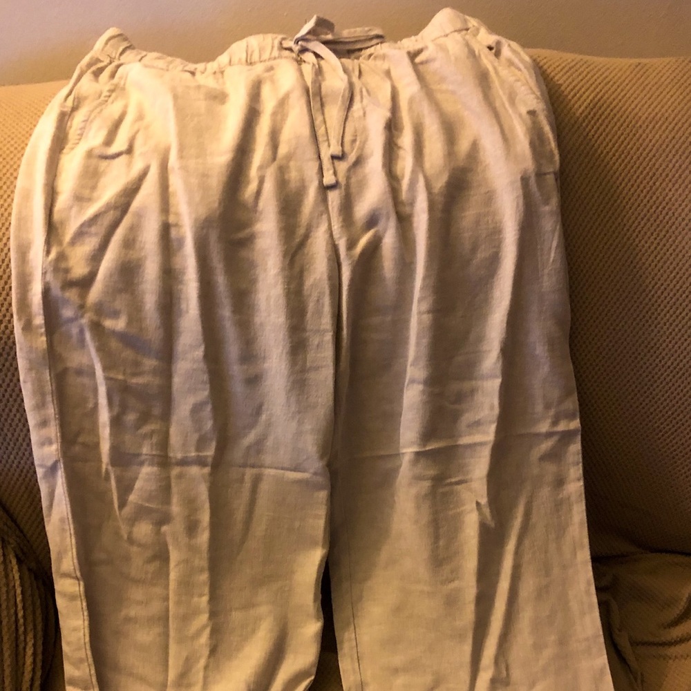 Vineyard Vines Wide Leg Linen Pants